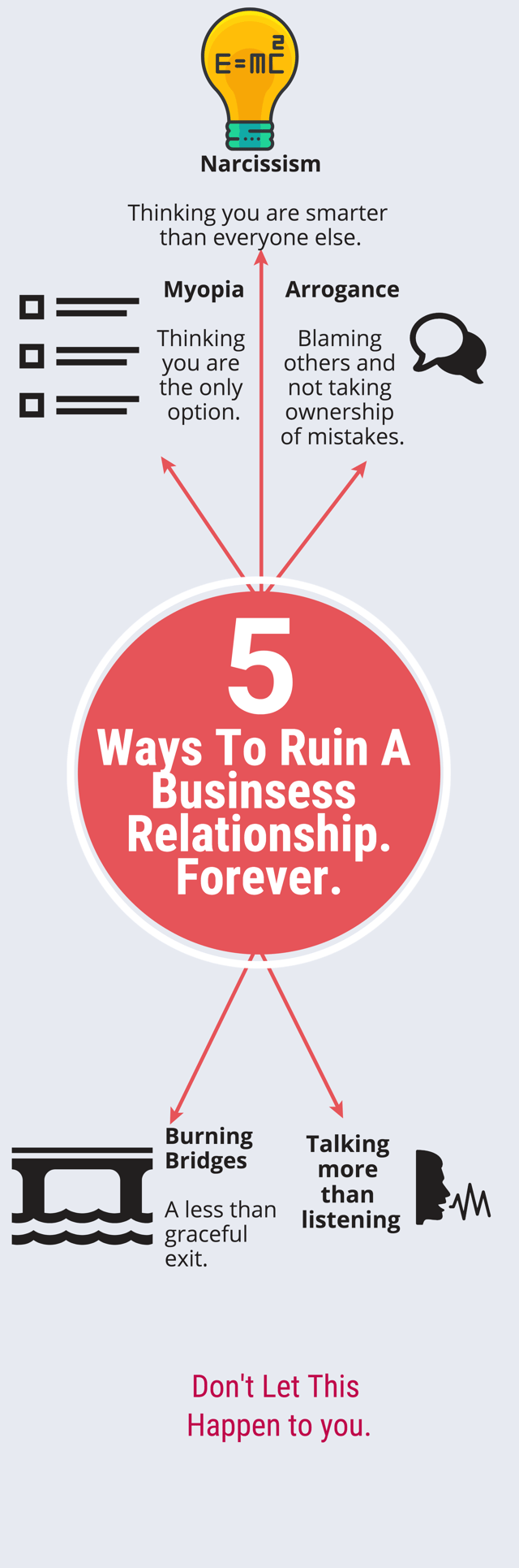 5 Ways To Ruin A Business Relationship. Forever.