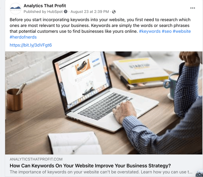 10 Ways To Use Facebook For Small Business Marketing_ blog posts_analutics that profit