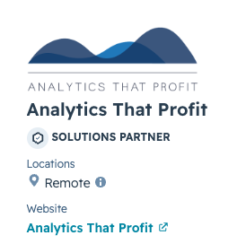 analytics that profit- hubspot partner