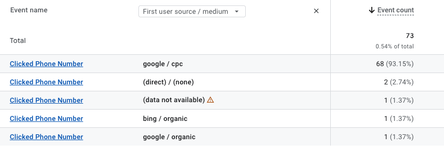 phone calls from google ads- phil wiseman-analytics that profit