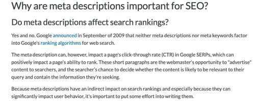 whay meta descriptions are important for seo_analytics that profit