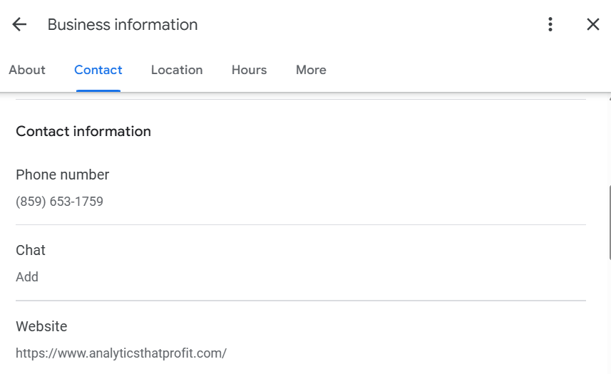 google business profile- keep up to date to receive phones calls-phil wiseman-analytics that profit