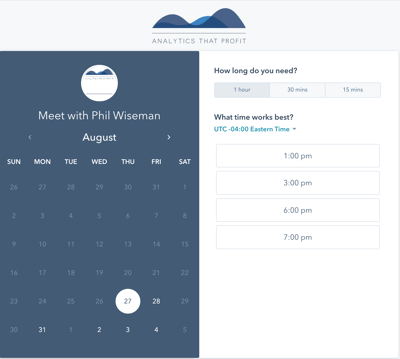 meeting schedule_analytics that profit_hubspot productivity hack