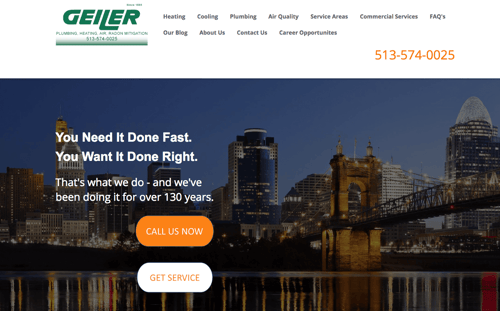 the geiler company clickable phone number call to action analytics that profit
