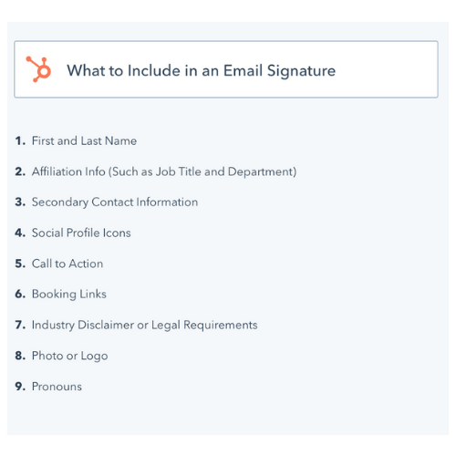 what should be in my emailsignature_details hubspot_analytics that profit