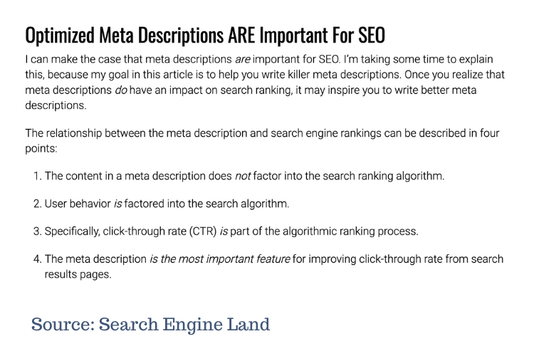 why set a meta description_CTR_ analytics that profit