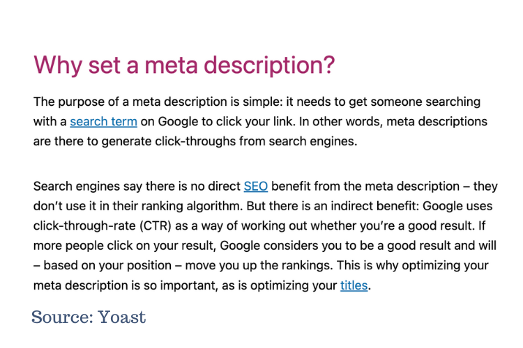 why set a meta description_analytics that profit